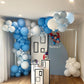 Bezente Blue Balloons 18 Inch - 30 Pack Large Thick Light Blue Balloons Big Round Blue Latex Balloons For Birthday Wedding Baby