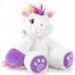 PLUSHIBLE Unicorn Stuffed Animal - Giant 34" Plush Toy, Rainbow Hair, Fluffy, Purple - Perfect Valentine's Gift for Kids