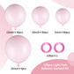 130Pcs Light Pink Balloons Garlands Kit, 18'' 12'' 10'' 5'' Different Sizes Pack Pink Latex Balloon Arch For Birthday Baby Showe