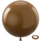 Bezente 36 Inch Brown Giant Balloons - 8 Pack Jumbo Latex Balloons for Birthday, Baby Shower, Wedding Decorations
