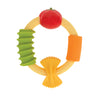 Nuby Pasta Ring Teether - Soft Silicone, Multi-Textured Baby Toy for 3+ Months - Easy Grip, Multi Color - Model 844