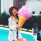 Rhode Island Novelty 36 Inch Inflatable Ice Cream Cone, One per Order. No Color Choice