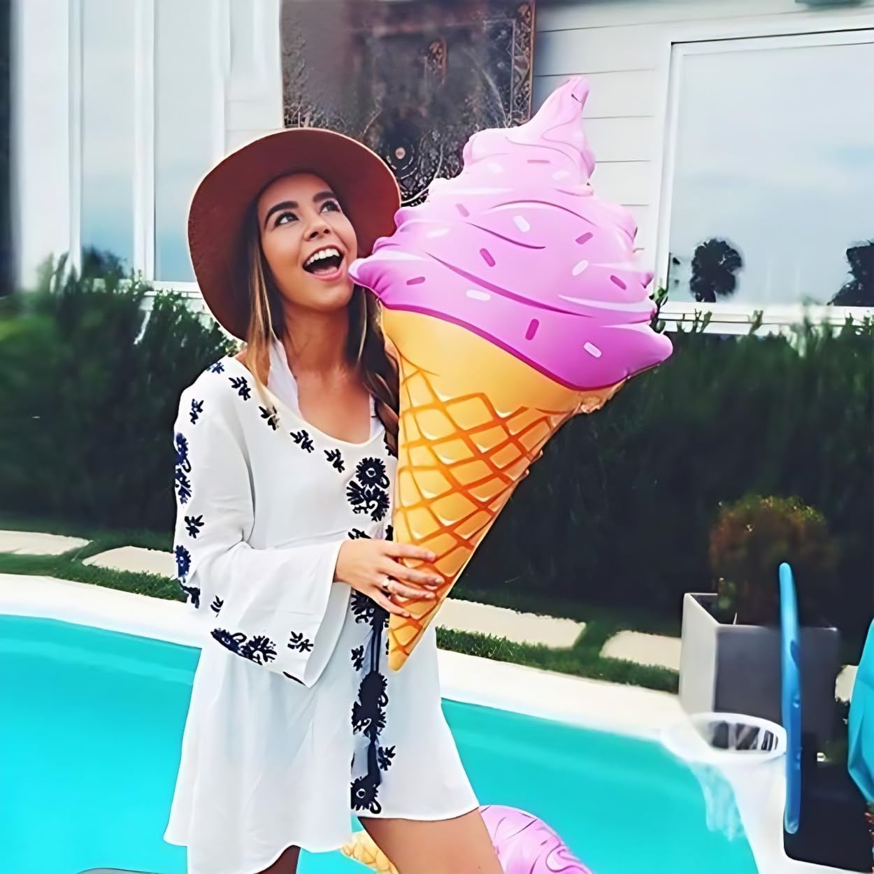Rhode Island Novelty 36 Inch Inflatable Ice Cream Cone, One per Order. No Color Choice