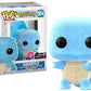 Funko POP! Games Squirtle [Flocked] #504 Exclusive - 3.75" Vinyl Figure - Blue