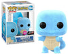 Funko POP! Games Squirtle [Flocked] #504 Exclusive - 3.75" Vinyl Figure - Blue