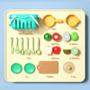 Fashion My Day Kids Pretend Play Food Set Kitchen Toy for Boys Girls Style A