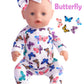 Sweet Dolly Baby Doll Accessories 5 Set Baby Doll Clothes And Headbands For 15 Inch Doll To 18 Inch Doll, 10 Pcs In Total Doll Clothes And Accessories