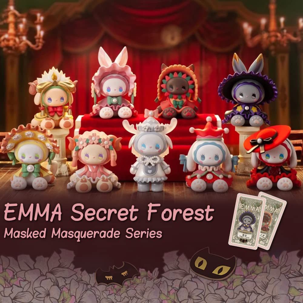 Beemai Emma Secret Forest Masked Masquerade Series 1Pc Random Design Cute Figures Collectible Toys Birthday Gifts