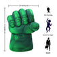 HuangWeida Kids Superhero Gloves - Green Polyester Toy Fists for Halloween & Christmas Costumes, Model Gloves-1