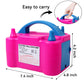 Balloon Pump 600W 110V Electric Balloon Pump Portable Electric Inflator Balloon Air Pump-2 Tying Tools Balloon Blower for Party