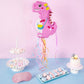 Wernnsai Foldable Dinosaur Piñata - Pull String Dinosaur Birthday Party Supplies Extendable Piñata With Blindfold Bat And Tassels Dinosaur Birthday Decoration Pink Dinosaur Piñatas For Classroom Game