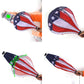 Fenely Patriotic Hot Air Balloon Garden Wind Spinners Giant Flag Pinwheels Whirligigs Windmill Toys For Kids Yard Decor Lawn Dec