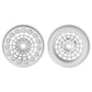 TCRC 4PCS Aluminum Deep Dish 1.0 Inch Beadlock Wheels Hubs for 1/24 Axial SCX24 TRX4M FCX24 Redcat Ascent-18 HPI Venture18 1/18