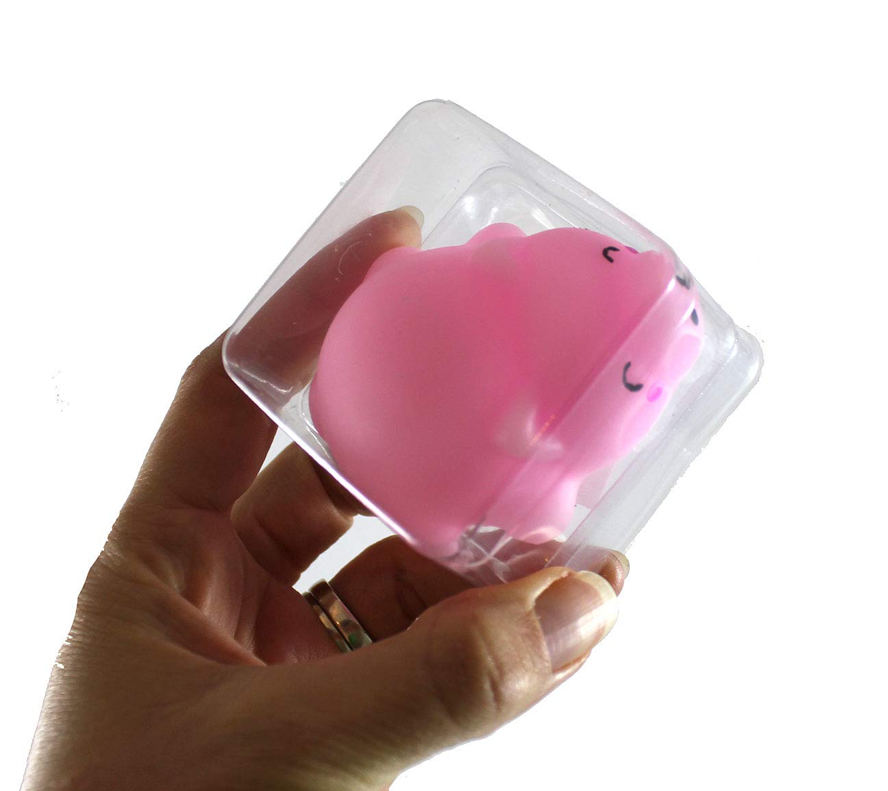 Curious Minds Busy Bags Set Of 6 Jumbo Mochi Squishy Animals - Cute Kawaii - Sensory, Stress, Fidget Party Favor Toy (Random Ani