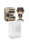 Funko Pop! Movies: Indiana Jones And The Dial Of Destiny - Indiana Jones Bundled With A Byron 'S Attic Protector