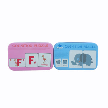 Grizzly Game Puzzle Card Learning Wooden Toys Educational Toys For Kids Gift,Cognitive Puzzle,Matching Game Learning Flash Cards