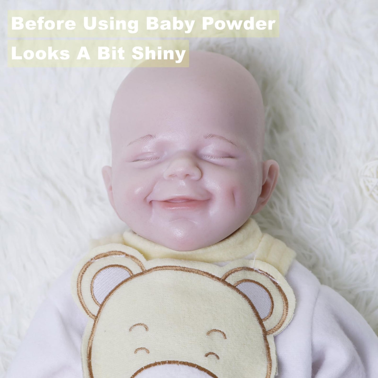 Aisite 18 Inch Full Silicone Baby Boy - Realistic Platinum Silicone Reborn Baby Dolls Eyes Closed, Christmas And Birthday Gifts For 3+