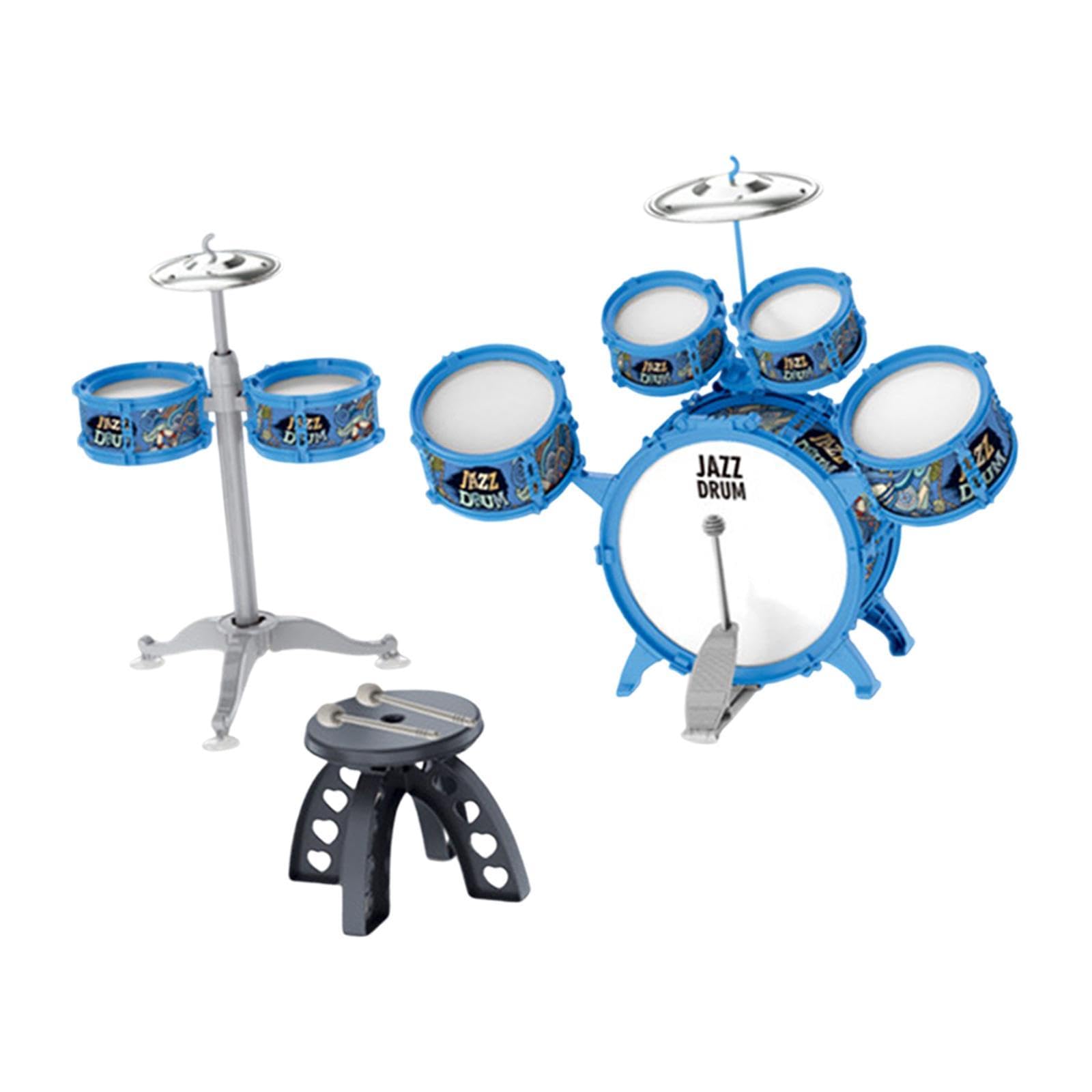 The Style Sutra Beginners Kids Drum Set With Drumstick For Preschool ChildrenS Day Children Blue