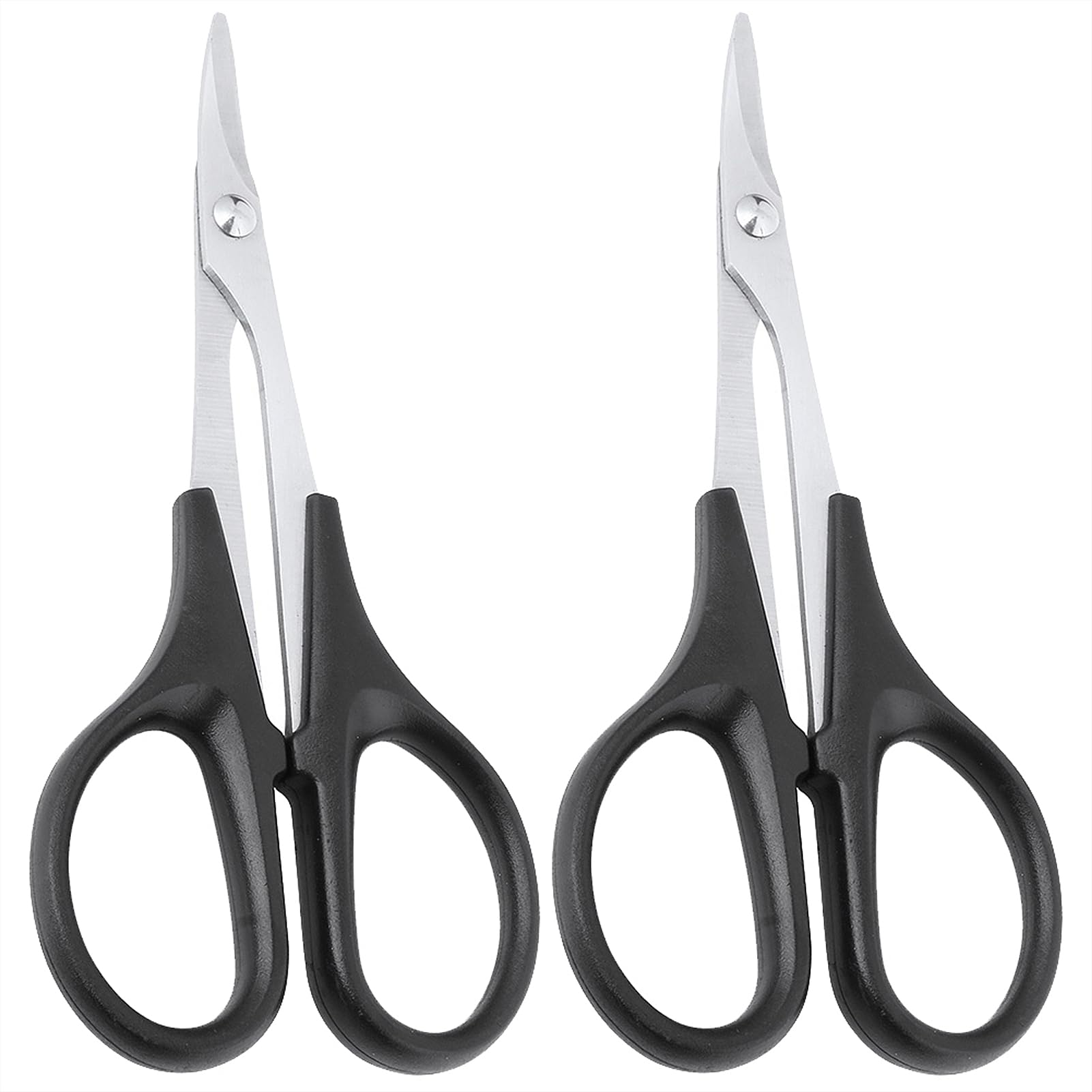2PCS HobbyPark RC Body Curved Scissors Trimming Scissor for RC Vehicle Truck Buggy Lexan Plastic Bodyshell Helicopter Canopy
