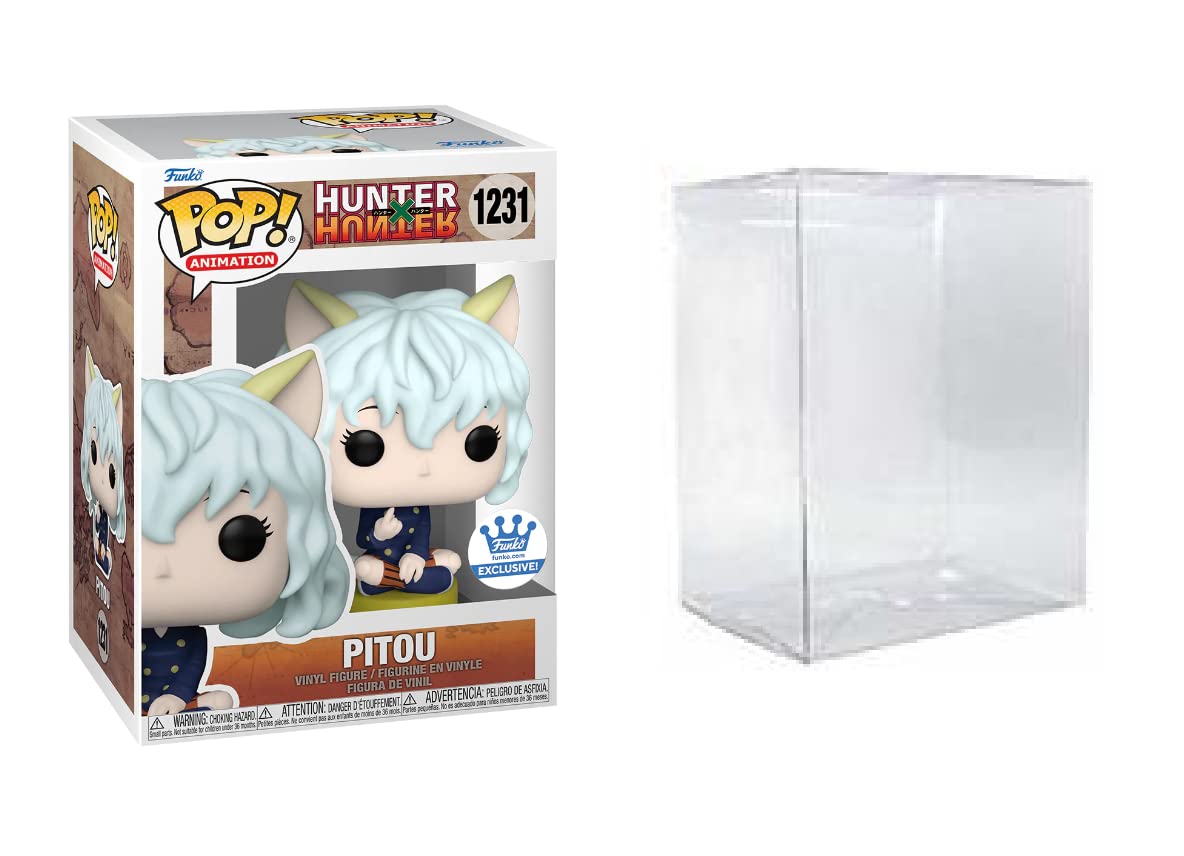 Funko Hunterxhunter Pitou Shop Exclusive Pop Bundled With Pop Protector 66846 Multicolor