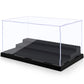 Minifigure Display Case For Action Figures Blocks, Clear Dustproof Acrylic Display Box Storage With 3 Movable Steps Gifts For Ch