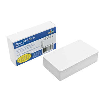 Tarot Size Blank Playing Cards (Matte Finish) 4.72' X 2.76', 80 Blank Cards And Blank Box, Flash Cards, Board Game Cards, Study Guide & Note Cards