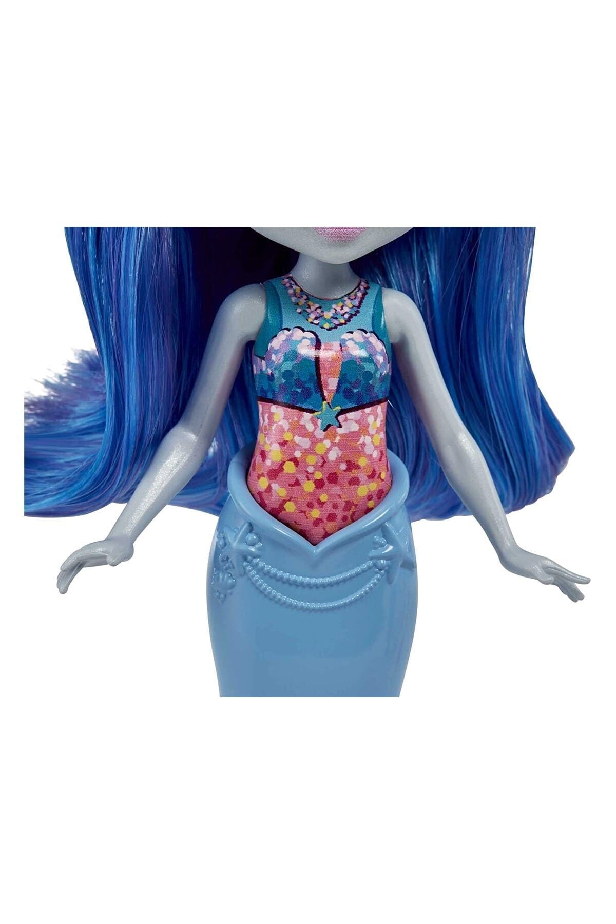 Enchantimals Family Set With Dorinda Dolphin Small Doll & 3 Animal Sibling Figures, Ocean Kingdom Toy Collection