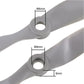 Top-Vigor 3Pcs Cw Rc Propellers 6040 6 X 4 Inch 2-Vane Rc Vehicle Propellers Replacement For Rc Airplane With Adapter Rings Nylo