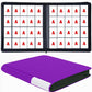 20 Pockets Card Binder  Trading Card Binder  enhanced Side Loading TCG Card  1280+ Card Collection Binder for MTG  Yugi  Hoke Cards and Cards Sleeve  Card Holder Binders (20Pockets-Purple)