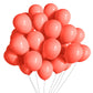 Kalor 5 Inch Coral Red Balloons,100 Pcs Matte Latex Balloons, Helium Balloons For Garland Arch,Happy Birthday Party, Baby Shower Decorations, Wedding Decorations
