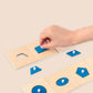 Enakshi Wooden Geometry Puzzle Sensory Toy Easy Use Fine Motor Skills Montessori Toy|Toys & Hobbies | Educational | Other Educat