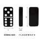 Vovotuzzi Dominos Set for Adults and Kids - Double 6 Domino Set - Dominoes Set for Kids and Adults, Classic Board Game for Famil