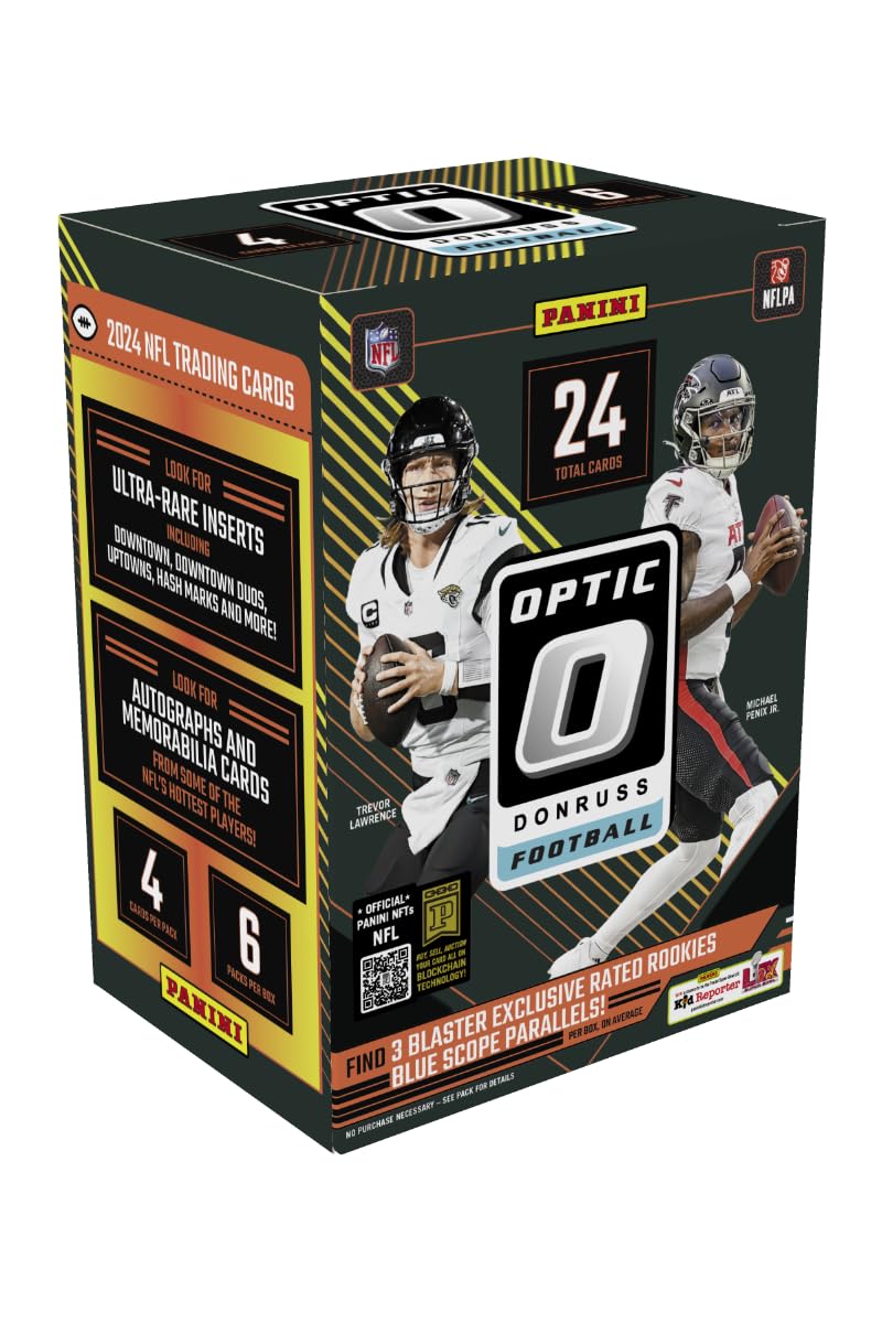 2024 Donruss Optic Football Blaster - 24 Football Cards per Box