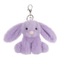 Apricot Lamb Cute Toys Plush Purple Bunny Rabbit Stuffed Animal Soft Keychain For Kids Bag, Purse, Backpack, Handbag (Purple Bunny，4.7 Inches)