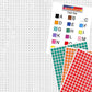 Llama Mosaic Sticker Art Kit for Kids and Adults, Large Sticker by Number/Letter Poster 36 x 40 with 3,996 Stickers, Paint by St