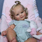 Zero Pam Reborn Baby Dolls Vinyl Full Body Girl Realistic Toddler with Blonde Hair, 20 Inch Realistic Baby Girls Real Soft Full 