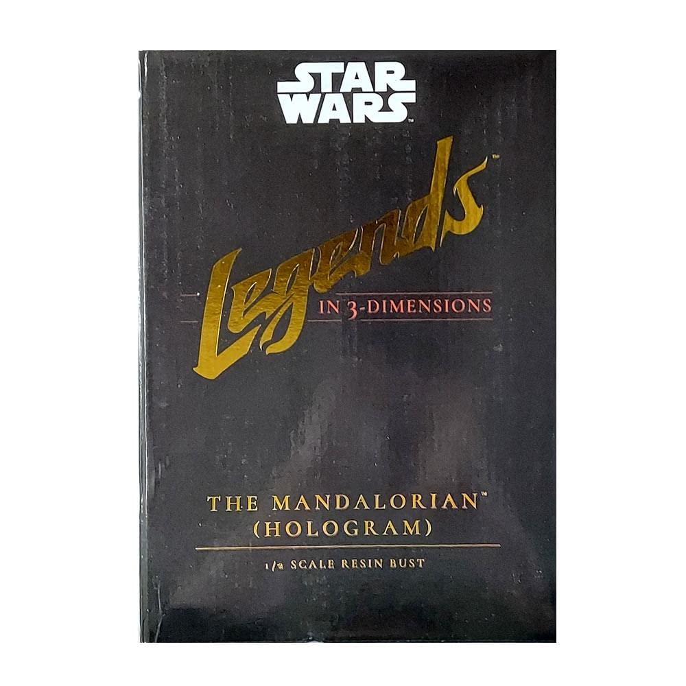 Diamond Select Toys San Diego Comic-Con 2021 Exclusive Star Wars: The Mandalorian (Light Up Feature Version) Legends In 3-Dimens