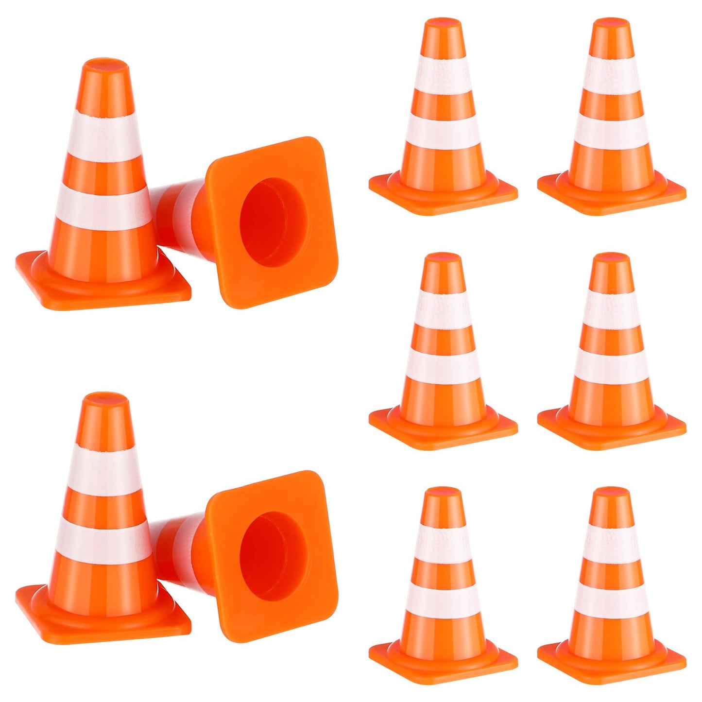 50PCS Mini Traffic Cones, Mini Construction Cones, Mini Orange Cones, Small Traffic Cones, Kids Educational Cognitive Road Sign