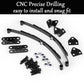 MOHERO Steel Leaf Springs Set HighLift Chassis Leaf Spring Suspension Set for 1/10 RC D90 Crawler Car Upgrade Parts