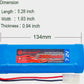Geilienergy 7.2V Rc Battery Pack (1 Pack) 3800Mah High Capacity 6-Cell Nimh Flat Battery Pack W/Standard Tamiya Connector