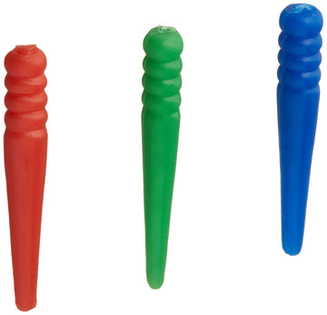 Chh P 9 Piece Set Of Plastic Cribbage Pegs 3 Each Of Blue, Green And Red
