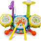 BarodianS Jazz Drum For Kids  Jazz Drum With Dynamic Sound Selection, Mic & Flash Lights  Musical Toy For Kids