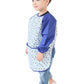 Plie Waterproof Kids Art Smocks 37 Colors (Age 1-10, S-XXL size), Blue Strawberry (25-M)