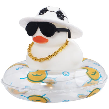 Wonuu Car Accessories Rubber Ducks Dashboard Decorations Rubber Duck Pink Accessories Dashboard Duck Car Decorations Car Ducks For Dashboard Car Duck Car Dashboard Decorations, Bg-Green-Strawhatgreen
