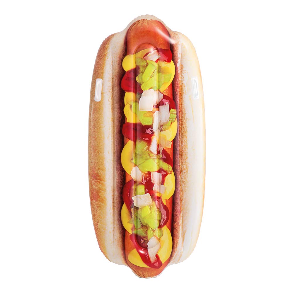 Inflatable Mattress For Pool Hotdog Intex