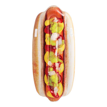 Inflatable Mattress For Pool Hotdog Intex