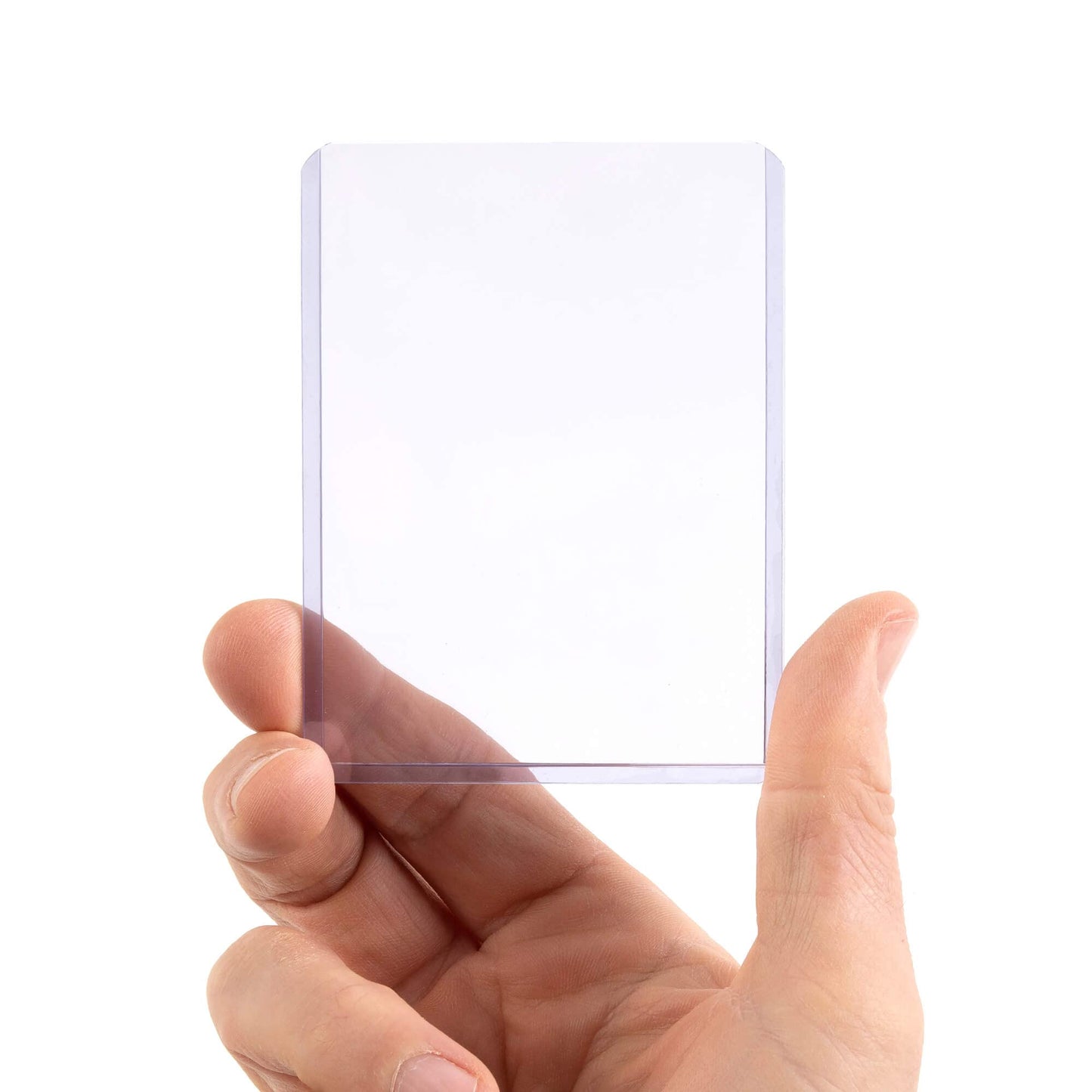 Vault X enhanced Extra Thick Seamless Toploaders - 3 x 4 35pt Rigid card Holders for Trading cards & Sports cards (50 Pack)