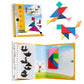Coogam Travel Tangram Puzzle - Magnetic Pattern Block Book Road Trip Game Jigsaw Shapes Dissection Stem Games With Solution For Kid Adult Challenge - Iq Educational Toy Gift Brain Teasers 360 Patterns