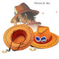 GK-O Portgas D Ace Cowboy Hat Costume Hats White Weard Pirates Regiment Ace Cosplay Fashion