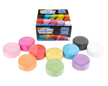 Crayola Washable Sidewalk Chalk For Kids, Long Lasting Super Chalk Set, Outdoor Chalk, 10 Assorted Colors